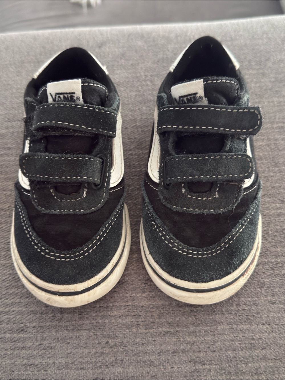 Vans Toddler's Ward Sneaker Black/White 7.5 T